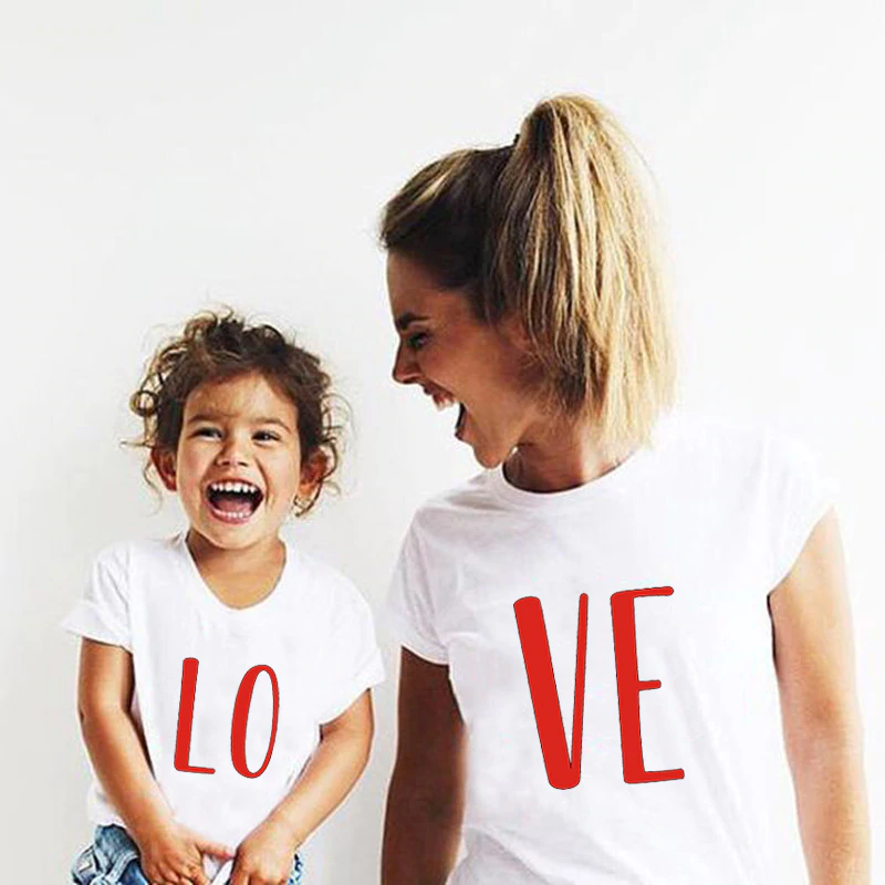 T-shirt for Mamma e Baby Lo-Ve