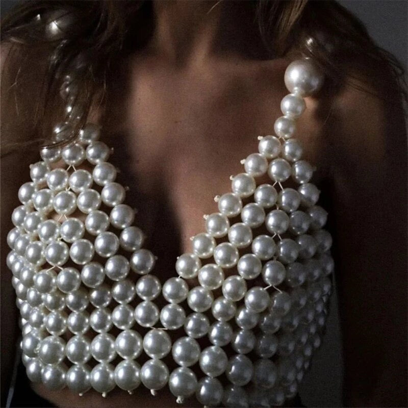 Crop Top in perle
