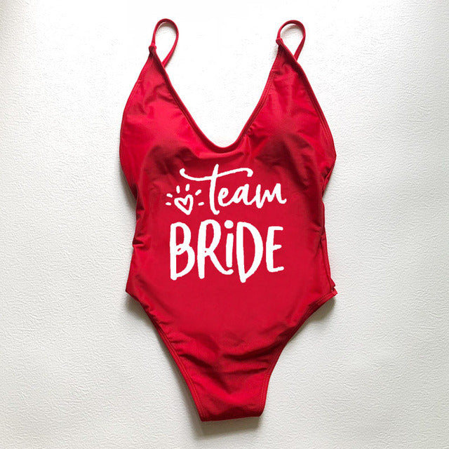 Team Bride Swimsuit