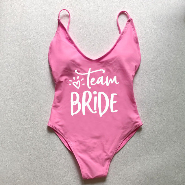 Team Bride Swimsuit