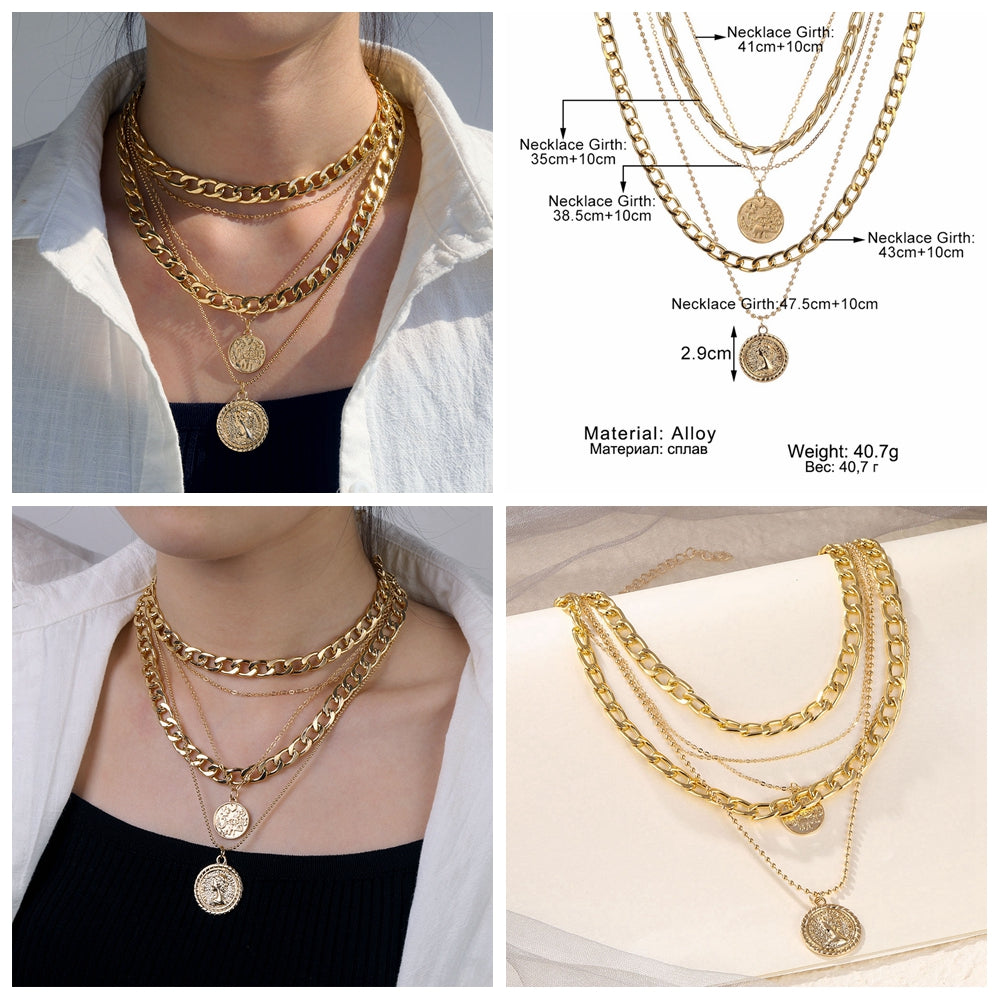 5 Chains Necklace