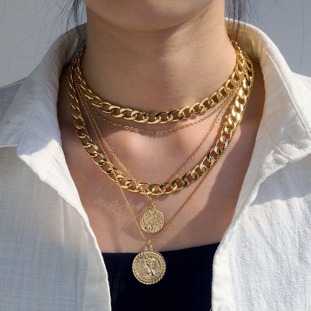 5 Chains Necklace