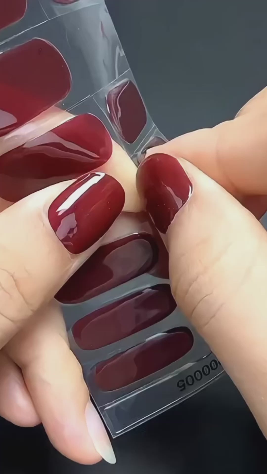 14 nail set with pattern