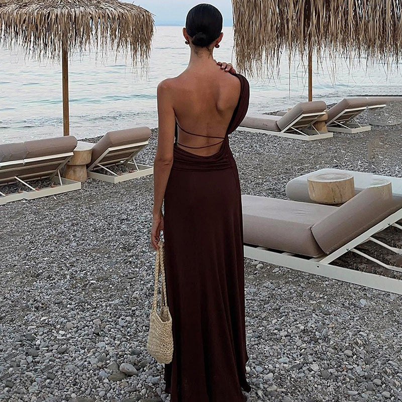 Brown Long Dress