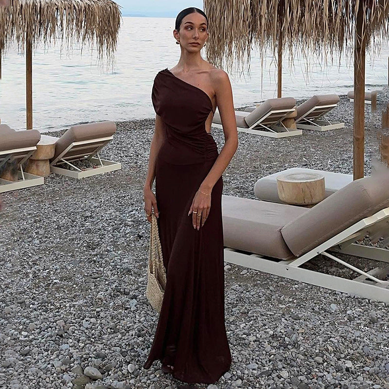 Brown Long Dress