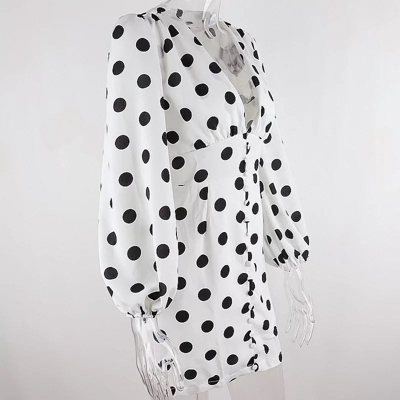 Abito Sheela polka dots corto