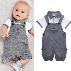 Jake baby t-shirt and overalls set