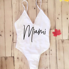 Miami one-piece swimsuit