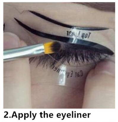 Set di 10 pezzi di modelli eyeliner