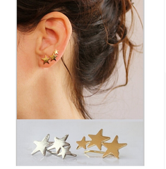 Star trio earrings