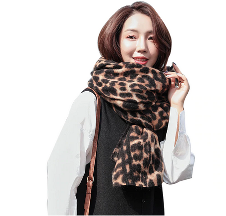 Leopard animal print Leopy scarf