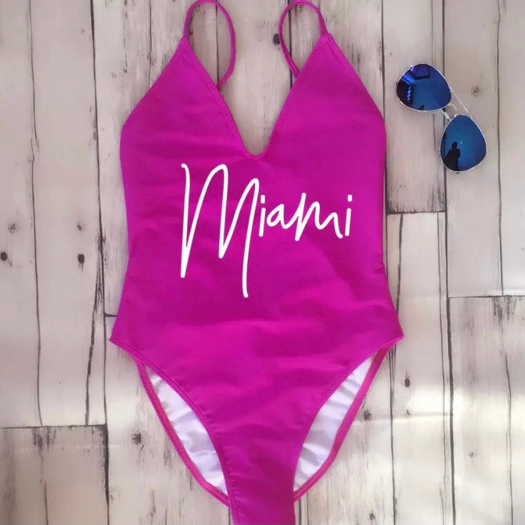 Miami one-piece swimsuit