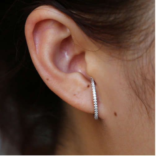 Small glitter earrings
