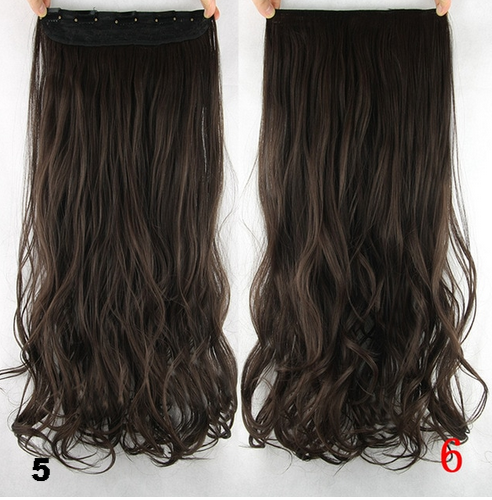 Extension capelli lunghi e ondulati con applicazione clips