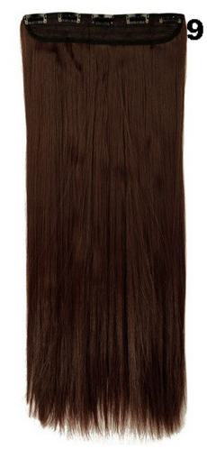 Extension lunghe e capelli lisci con applicazioni clips