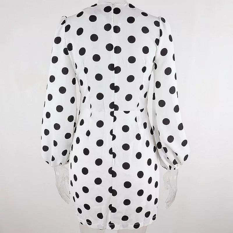 Abito Sheela polka dots corto