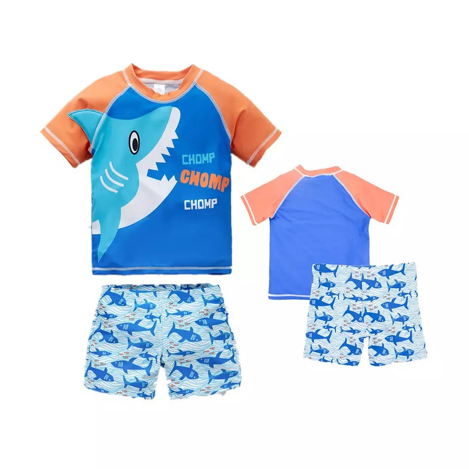 Complete swimsuit Falling baby shirt and shorts