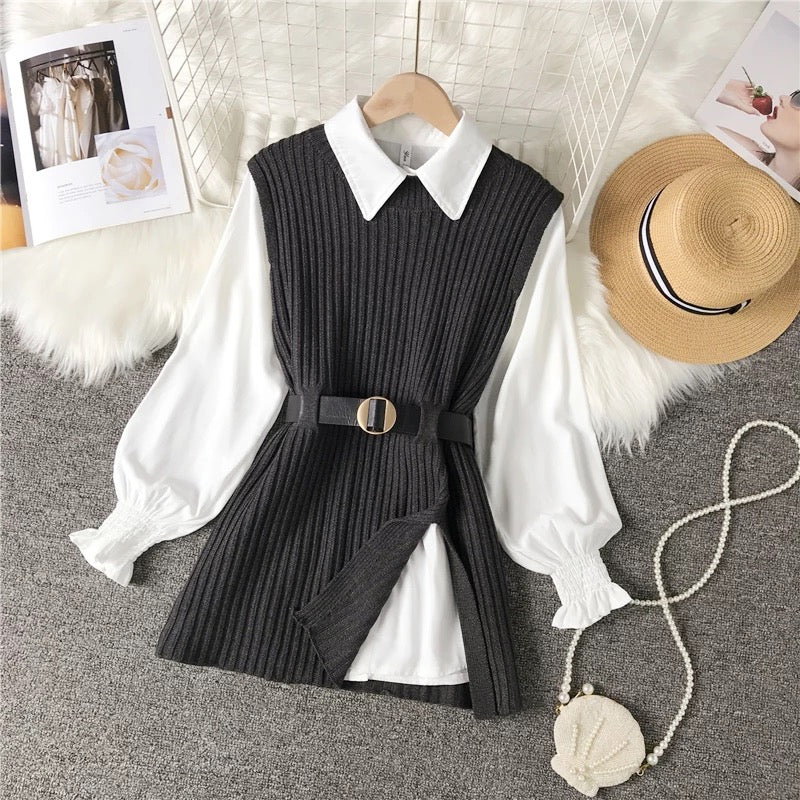 Complete Cocoon Funny sleeveless vest with shirt