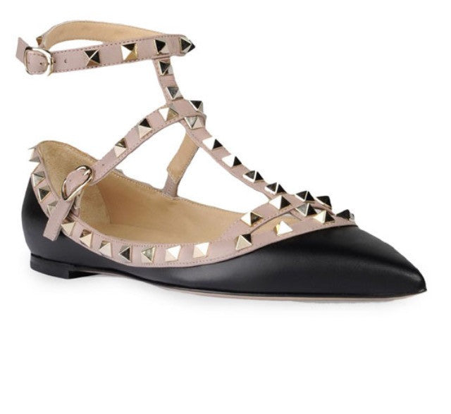 Ally ballet flat with studs