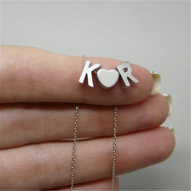 Double Initials necklace