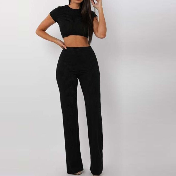 Completo Arial top crop e pantalone