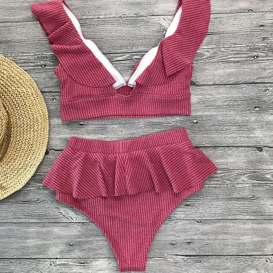 Mely two-piece swimsuit with frappe