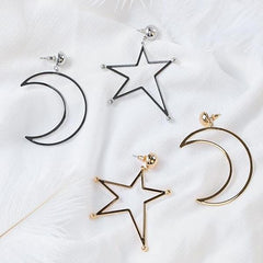 Orecchini Star & Moon