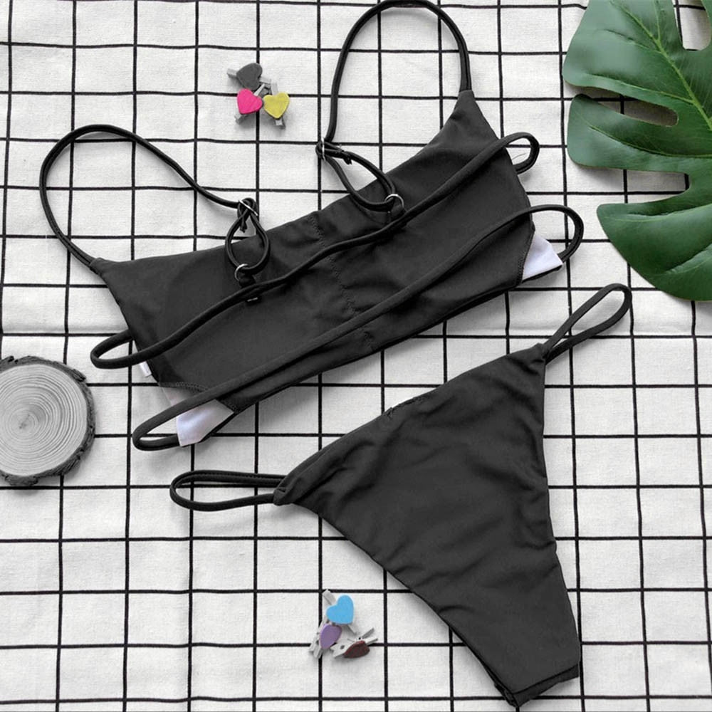 Imy two-piece swimsuit with band