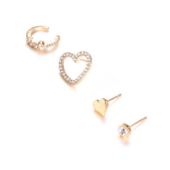 Set of 4 small earrings