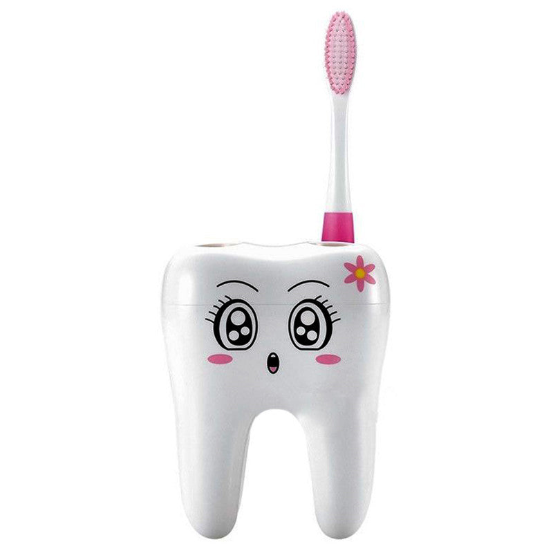 Smiley toothbrush holder