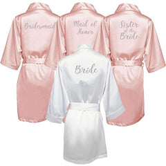 Wedding Family dressing gown with writing