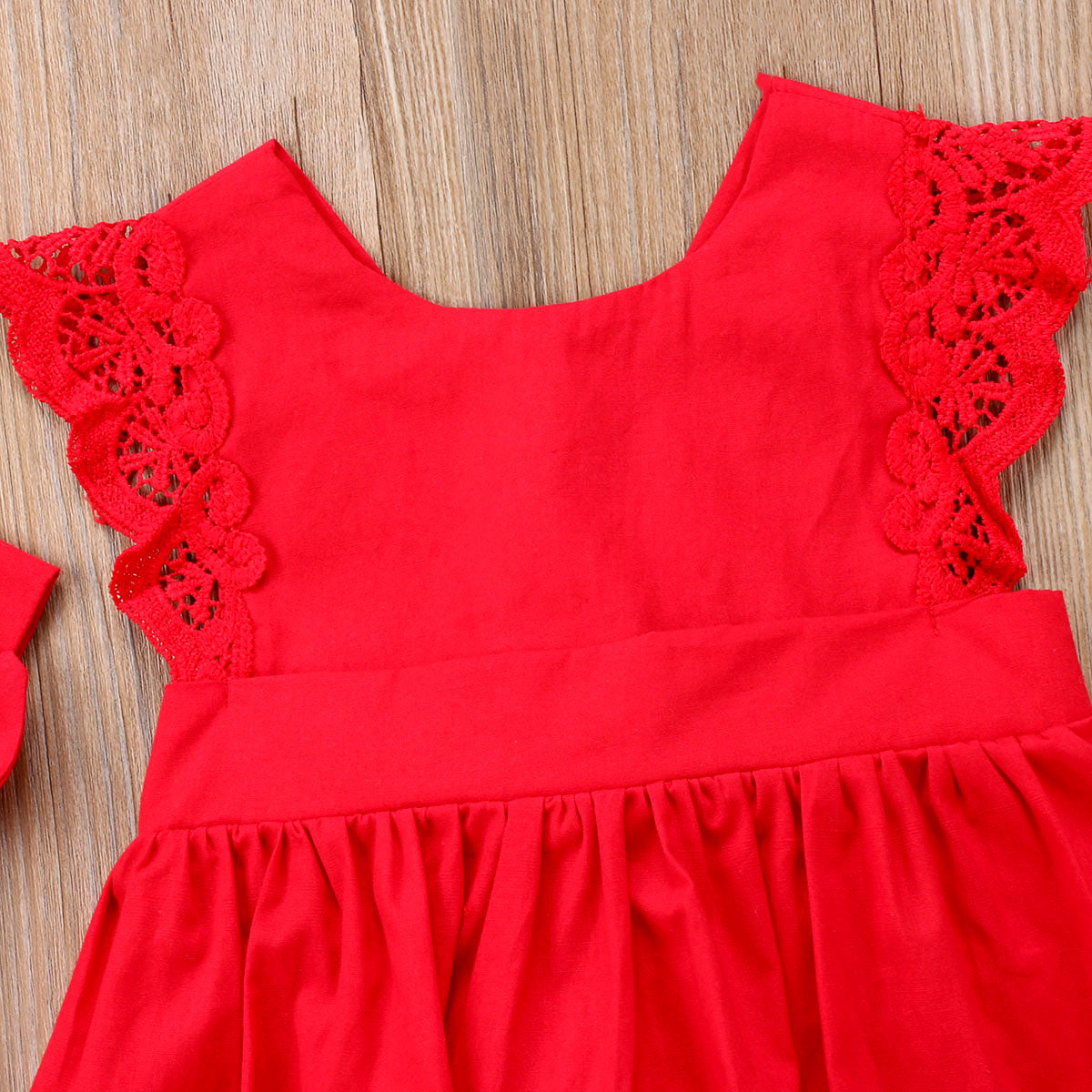 Baby Rouge suit and headband with bow