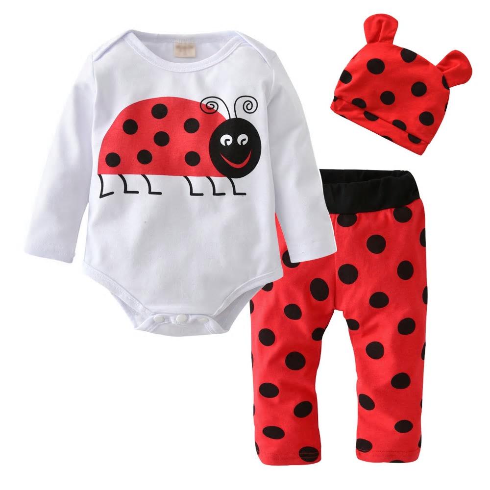 Ladybug Baby Suit