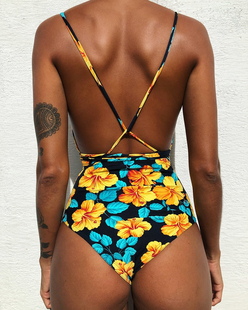 Yaya Brazilian monokini one-piece swimsuit