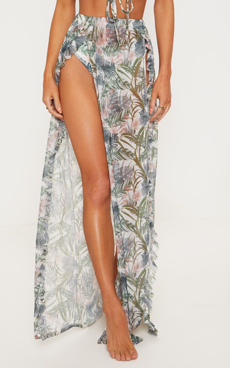 Splendore two-piece swimsuit with floral print