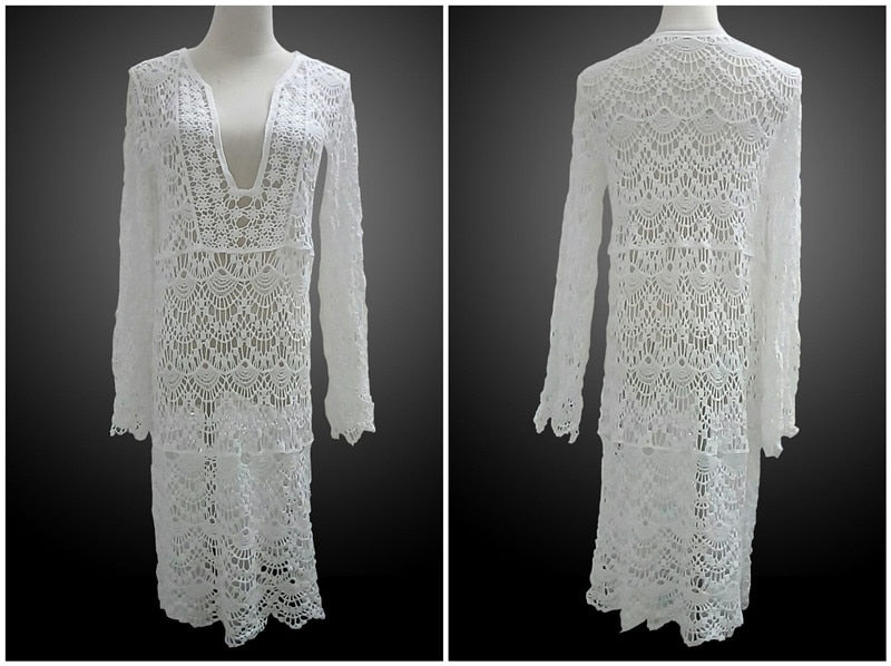 Steffy lace cover-up