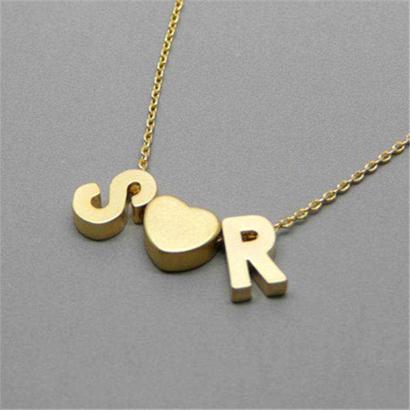 Double Initials necklace