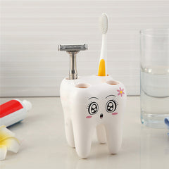 Smiley toothbrush holder