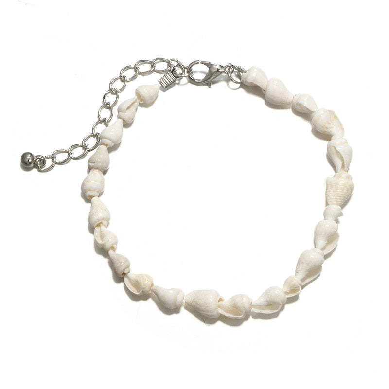 Special Summer anklet with shells