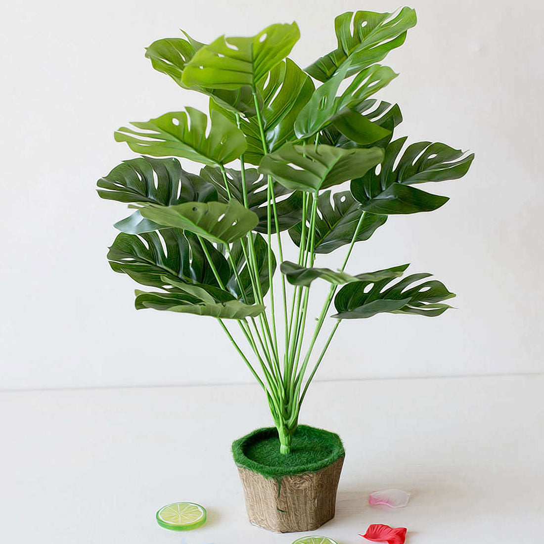 Artificial leaves branches for home
