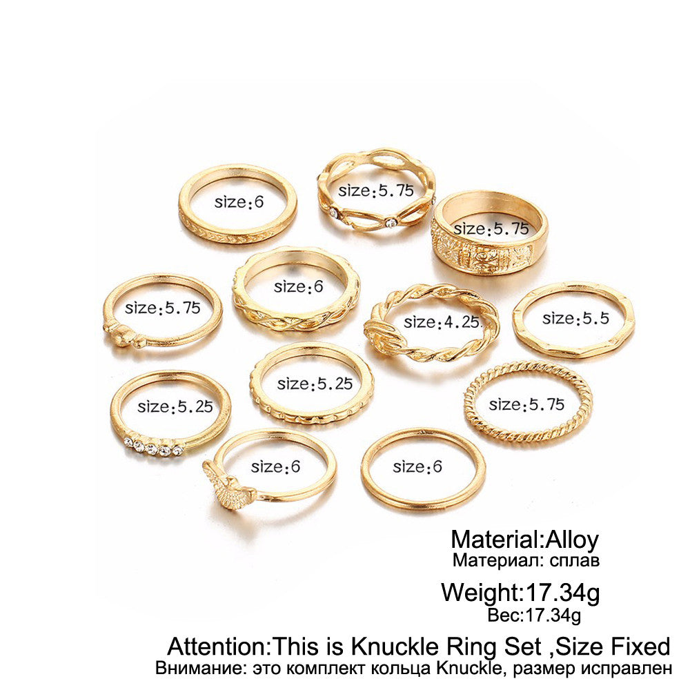 Midi Finger Ring Set