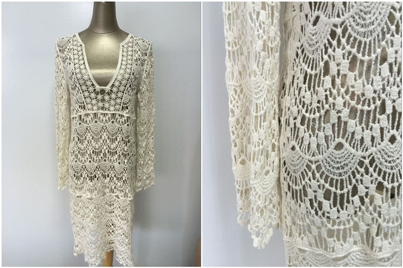 Steffy lace cover-up