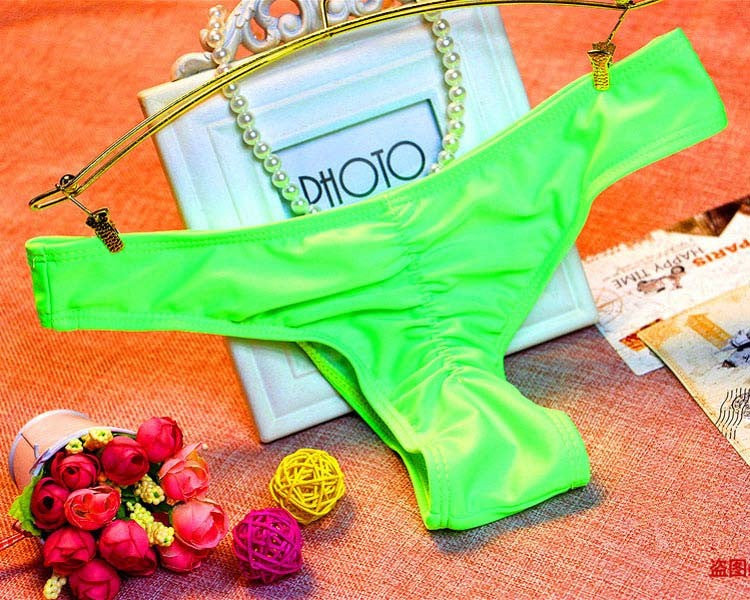 Bikini slip brasiliano verde a vita bassa - @ShopLowCost
