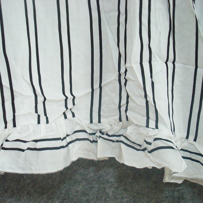 Adina striped cover-up