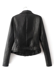 Biker jacket in Bright Side faux leather