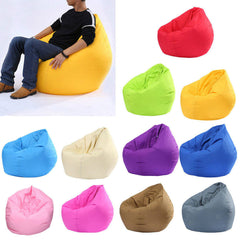 Colored pillowcases for Pouf