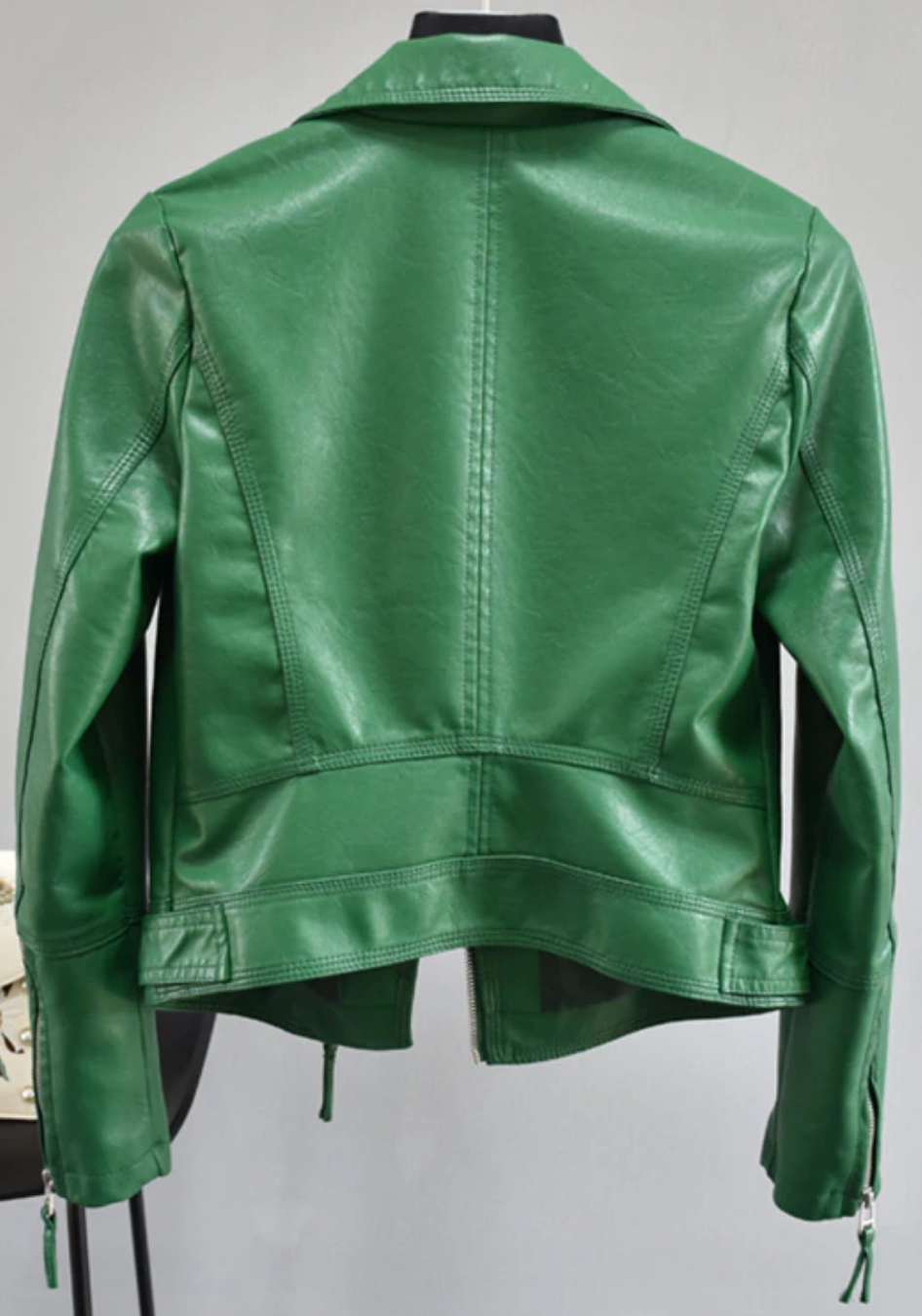 Rory faux leather biker jacket