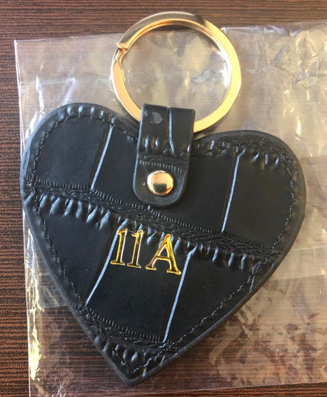 Letter keychain