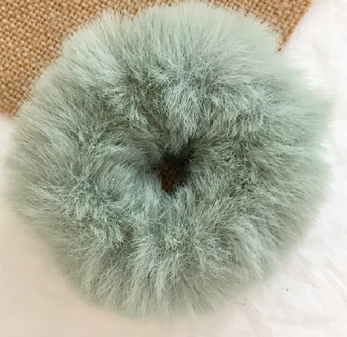 Furry scrunchie