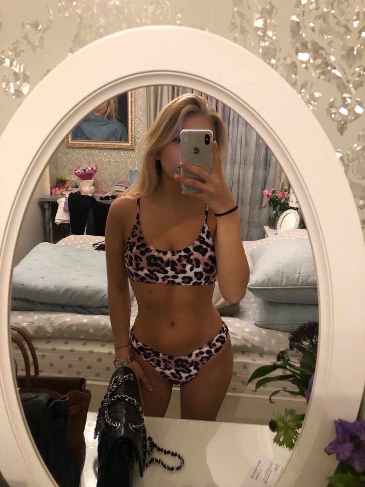 Leopard animalier two-piece Summer swimsuit